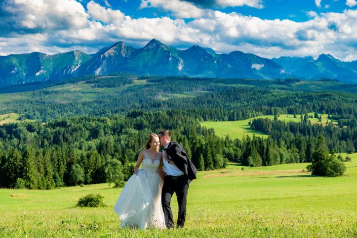 Agata I Tomasz ślubna sesja w Tatrach